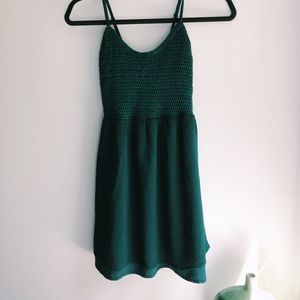 Garage Emerald Green Knit Dress